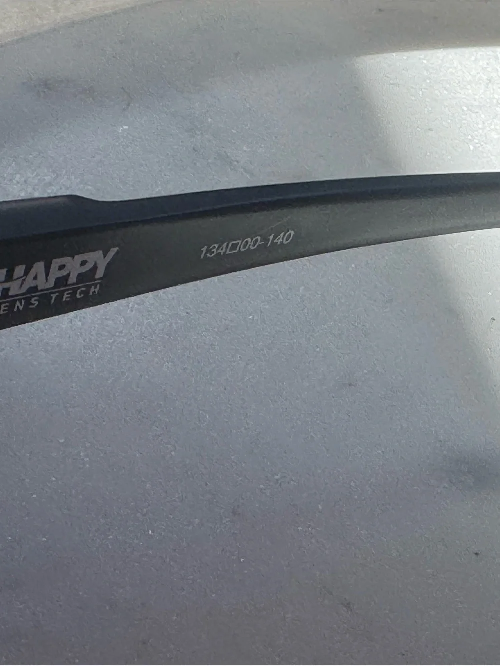 Like new spy sunglasses with happy lenses. Black and gray.